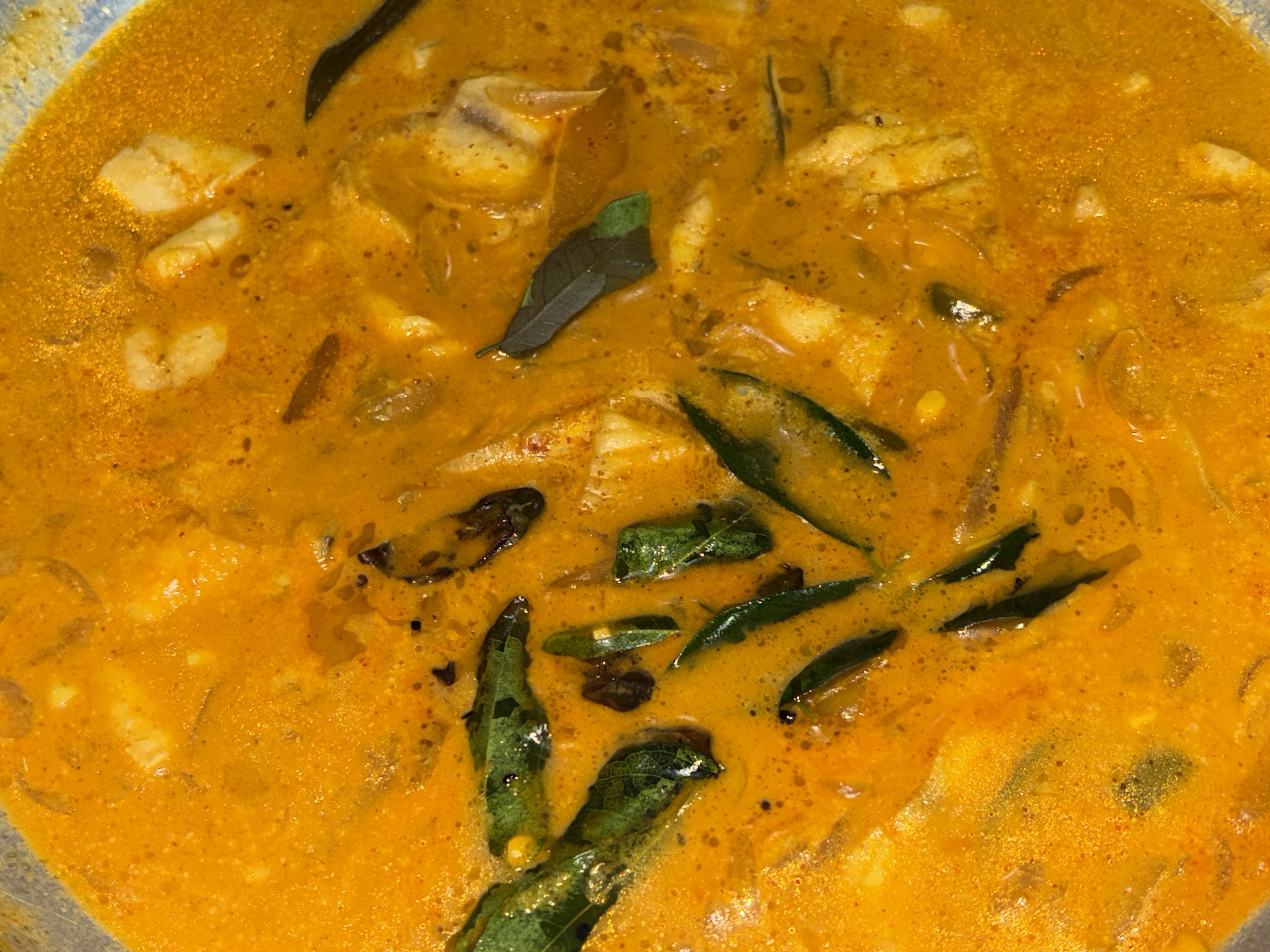 Bowl of Kerala Mango Fish Curry